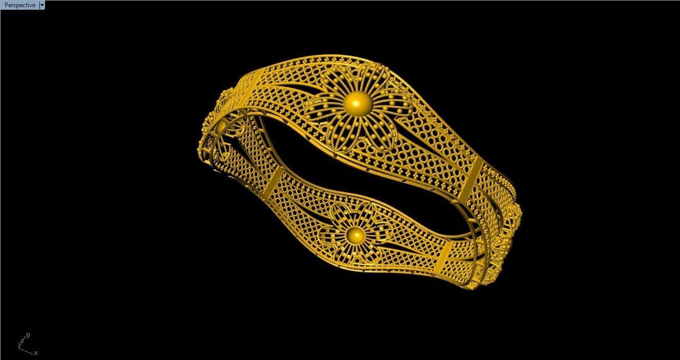 96 Mesh Wire Bracelet 3dm models Pack 3D print model_18