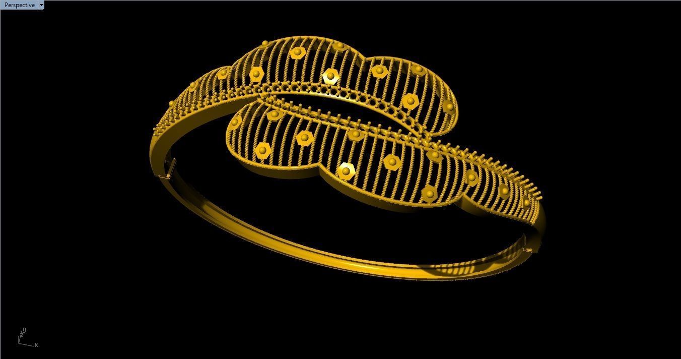 96 Mesh Wire Bracelet 3dm models Pack 3D print model_12