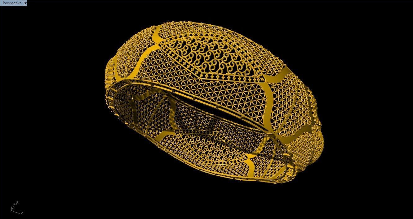 96 Mesh Wire Bracelet 3dm models Pack 3D print model_86