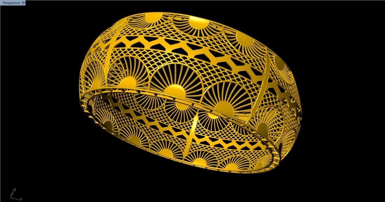 96 Mesh Wire Bracelet 3dm models Pack 3D print model_2