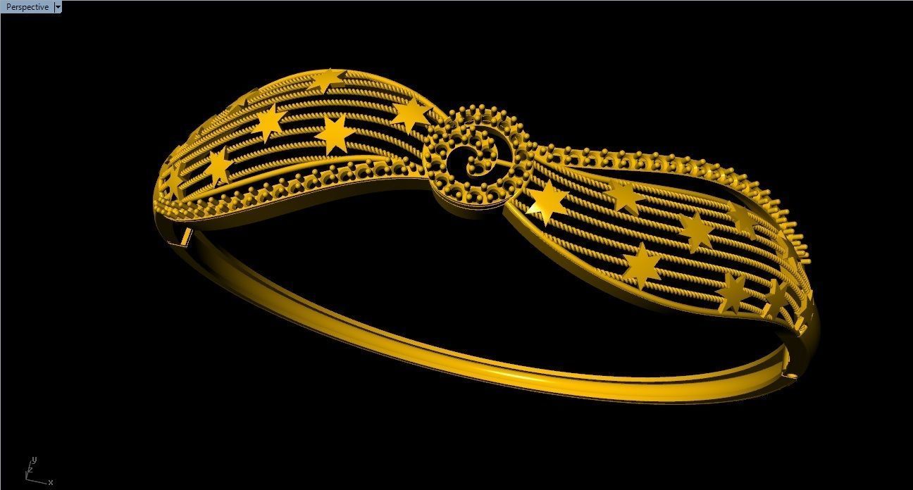 96 Mesh Wire Bracelet 3dm models Pack 3D print model_78