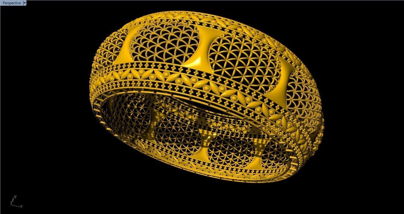 96 Mesh Wire Bracelet 3dm models Pack 3D print model_46