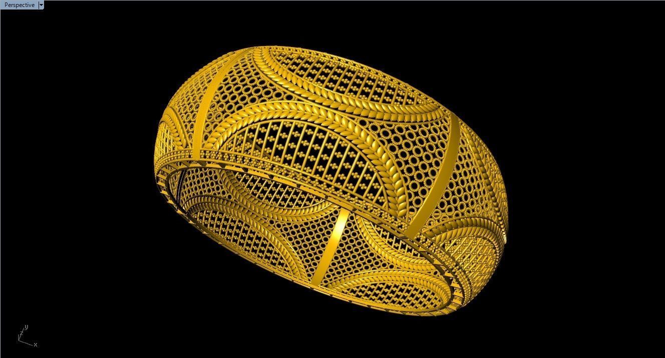 96 Mesh Wire Bracelet 3dm models Pack 3D print model_30
