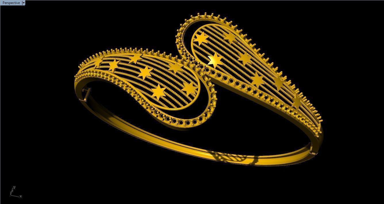 96 Mesh Wire Bracelet 3dm models Pack 3D print model_49