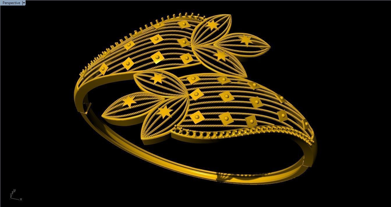 96 Mesh Wire Bracelet 3dm models Pack 3D print model_69