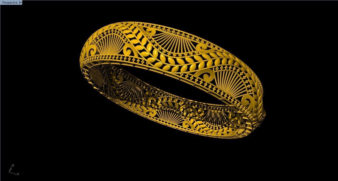 96 Mesh Wire Bracelet 3dm models Pack 3D print model_79