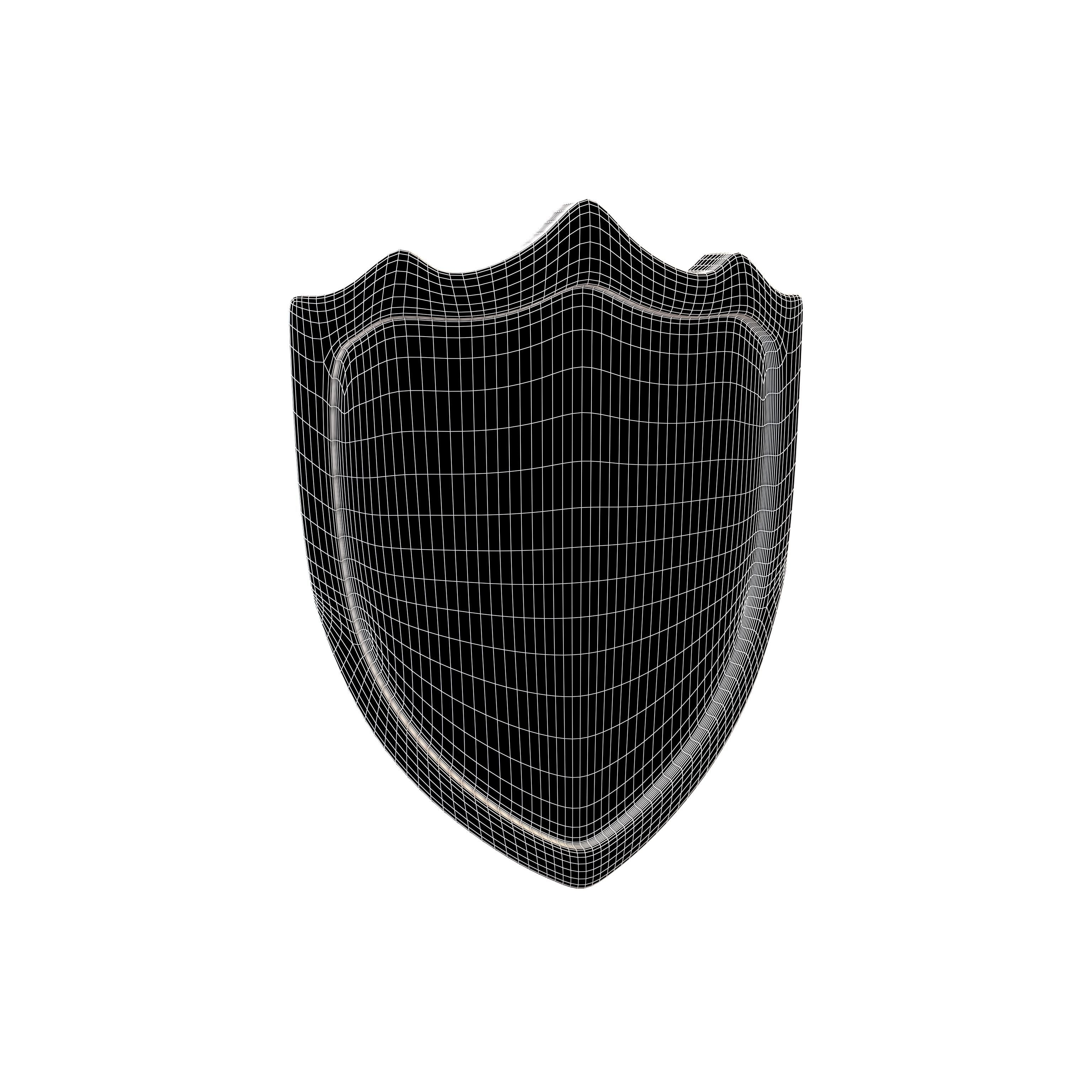 Tiger Shield v1 001 Low-poly 3D model_5