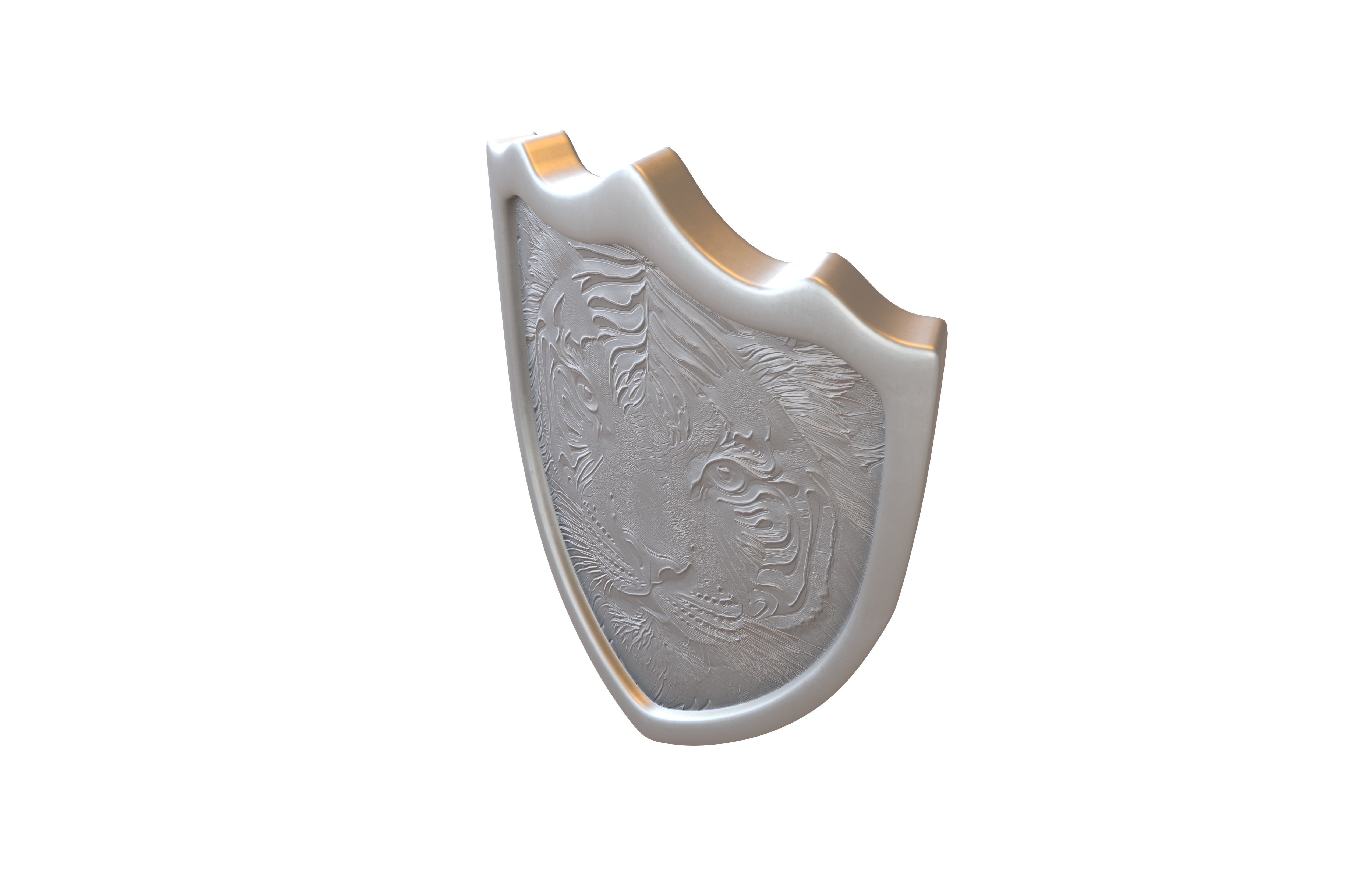 Tiger Shield v1 001 Low-poly 3D model_1