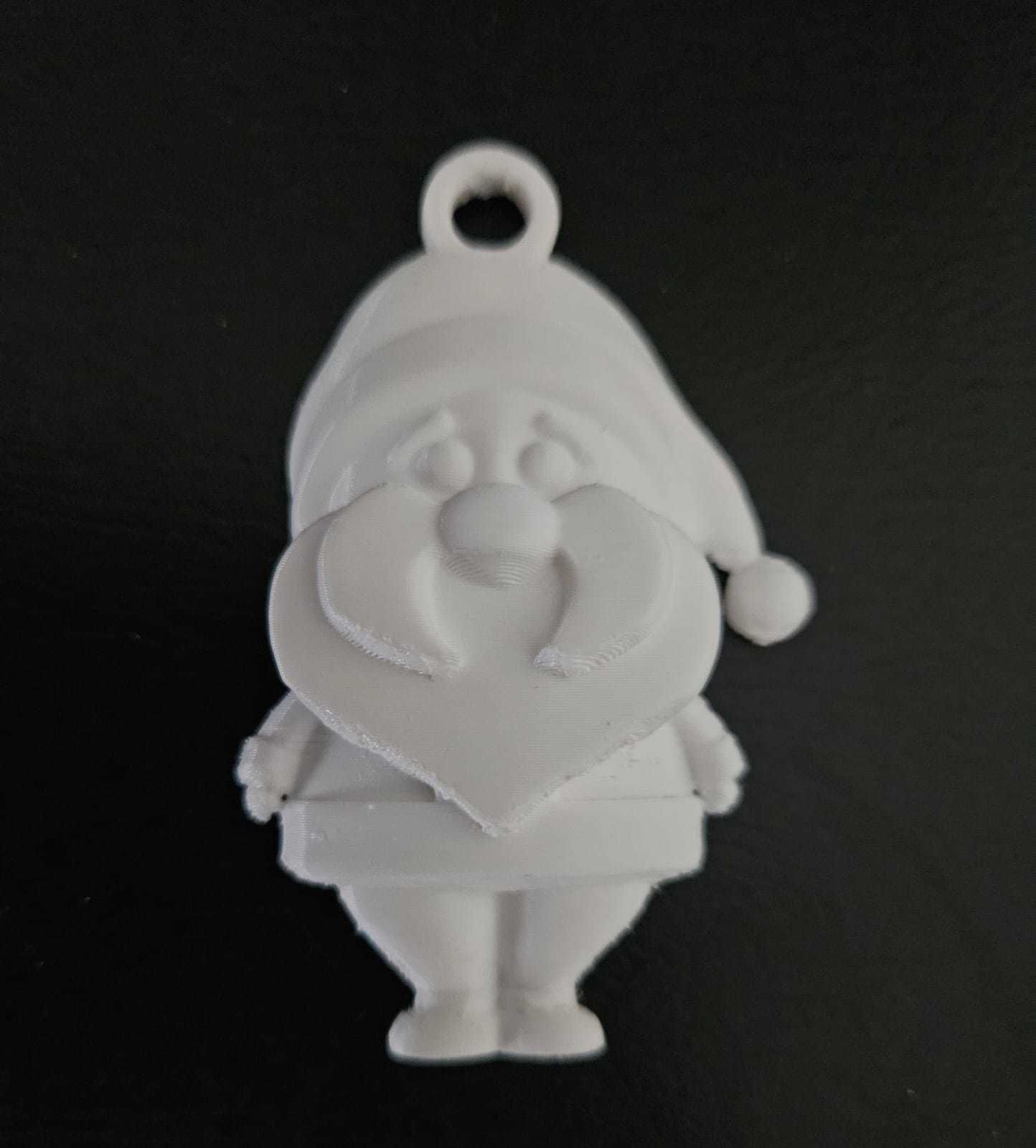 Santa Claus Keychain 3D print model_8