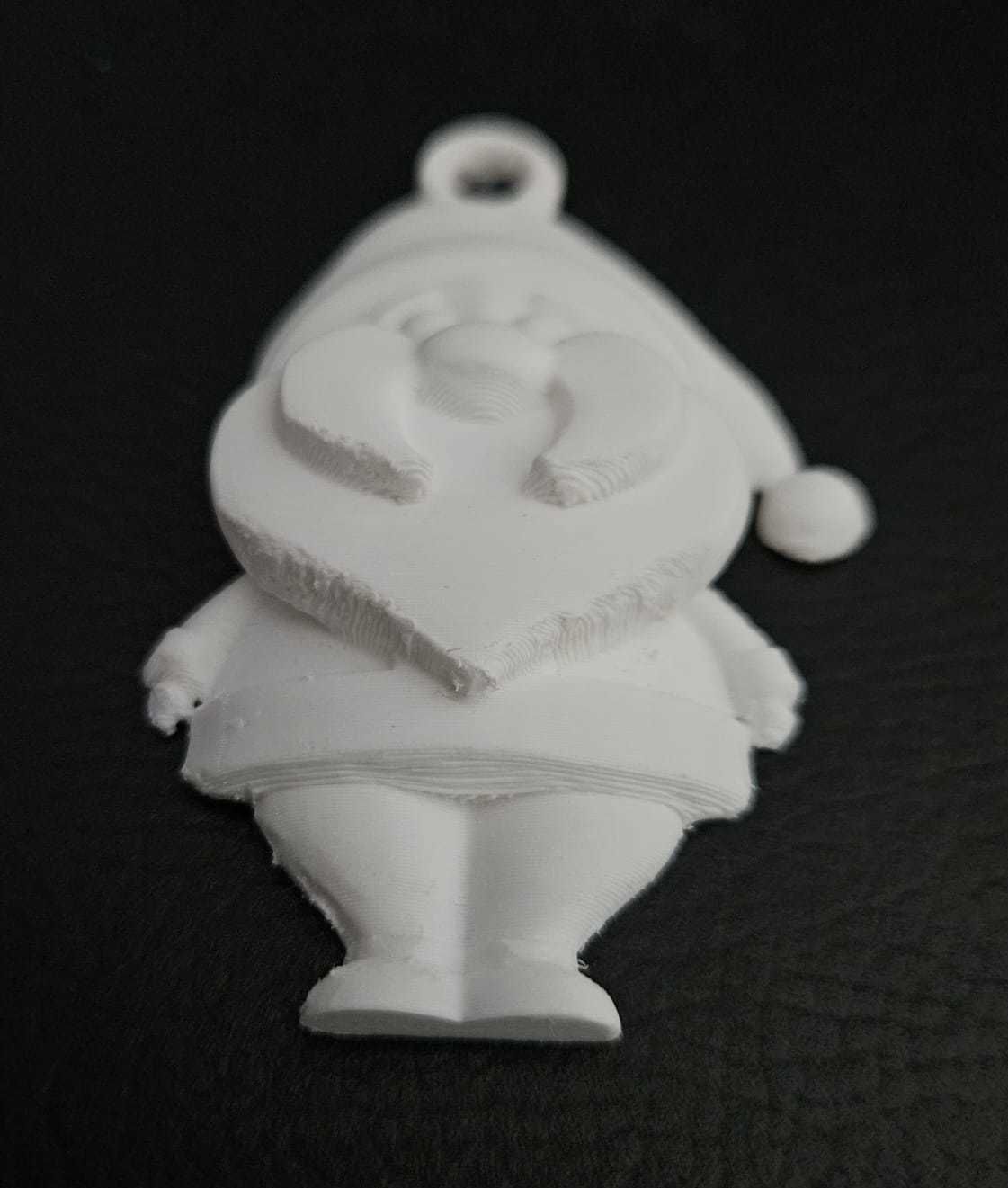 Santa Claus Keychain 3D print model_12