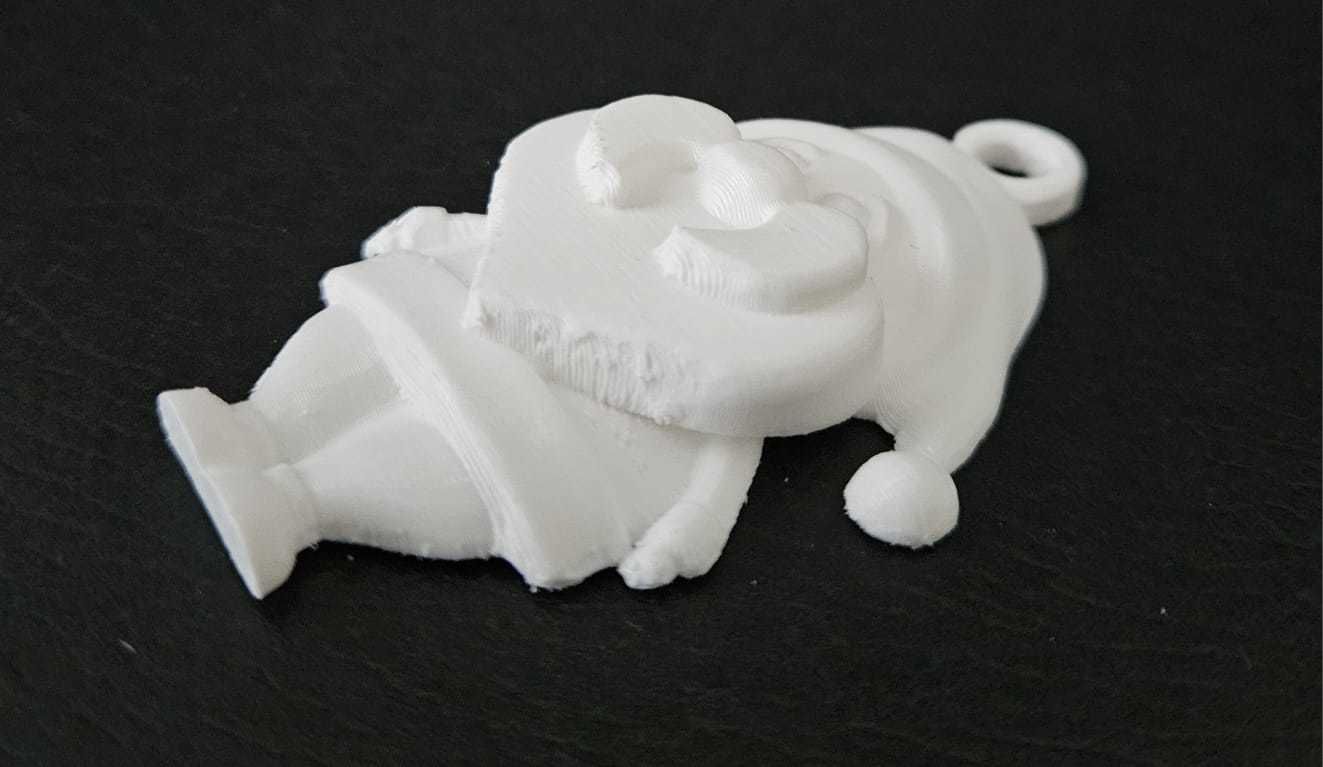 Santa Claus Keychain 3D print model_13