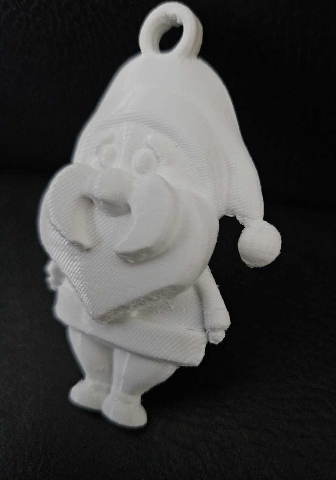Santa Claus Keychain 3D print model_9