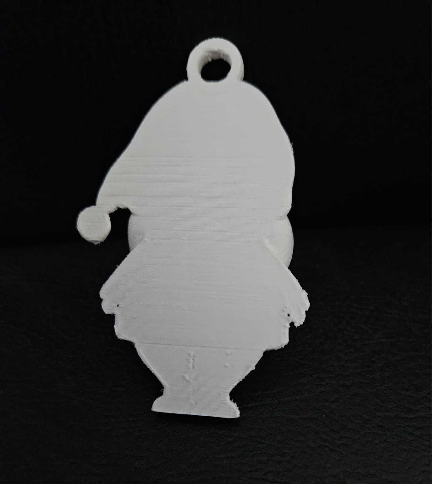 Santa Claus Keychain 3D print model_7
