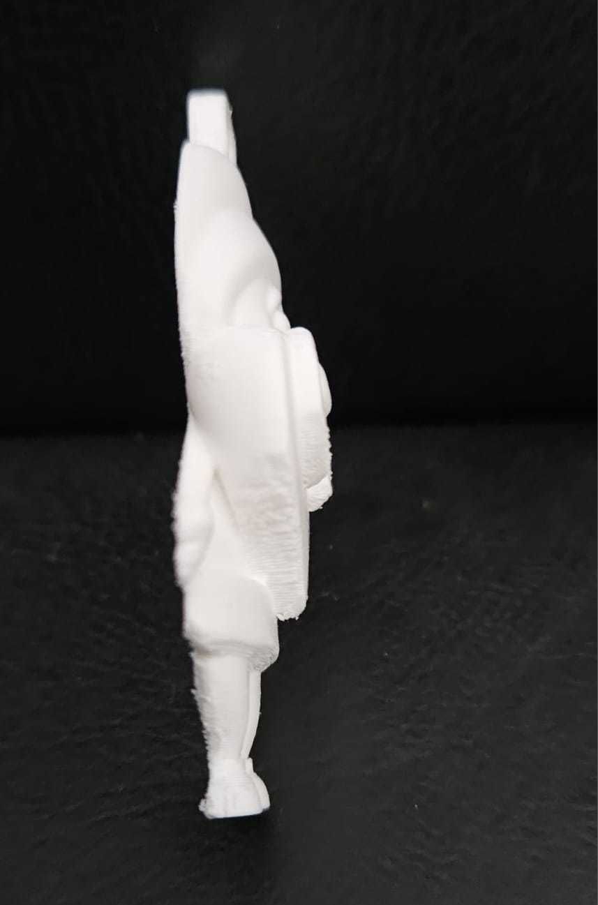 Santa Claus Keychain 3D print model_6