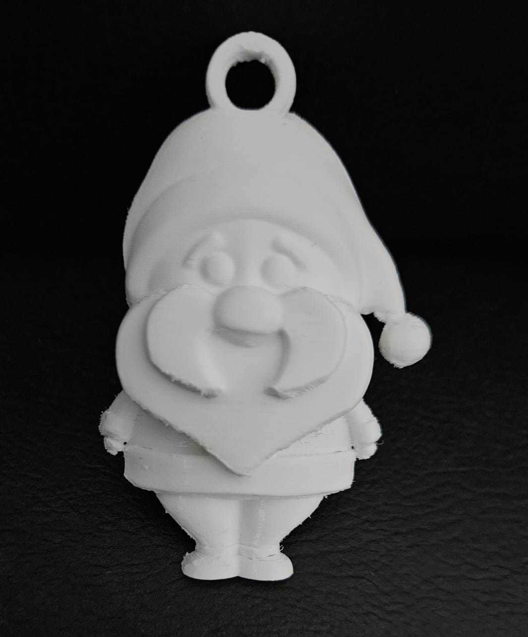 Santa Claus Keychain 3D print model_11