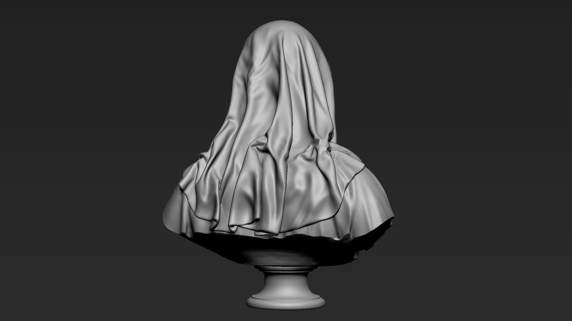 Mother Maria Bust 01 3D print model_11