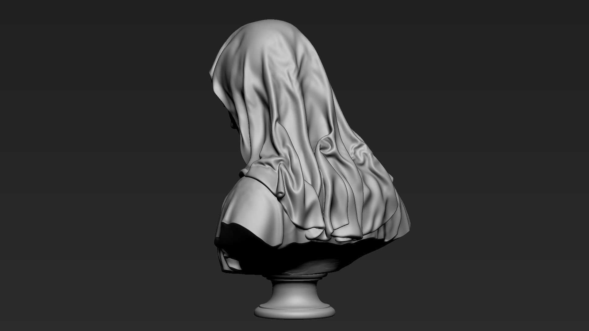 Mother Maria Bust 01 3D print model_13