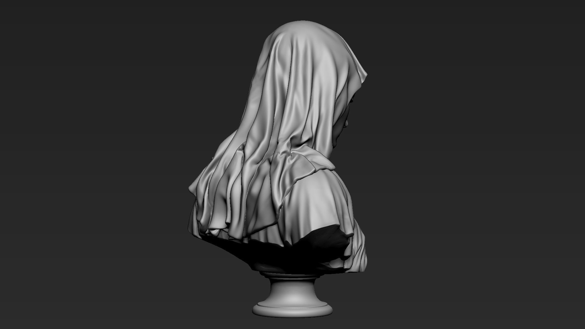 Mother Maria Bust 01 3D print model_10