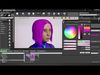 Student Girl Low-poly 3D model_1