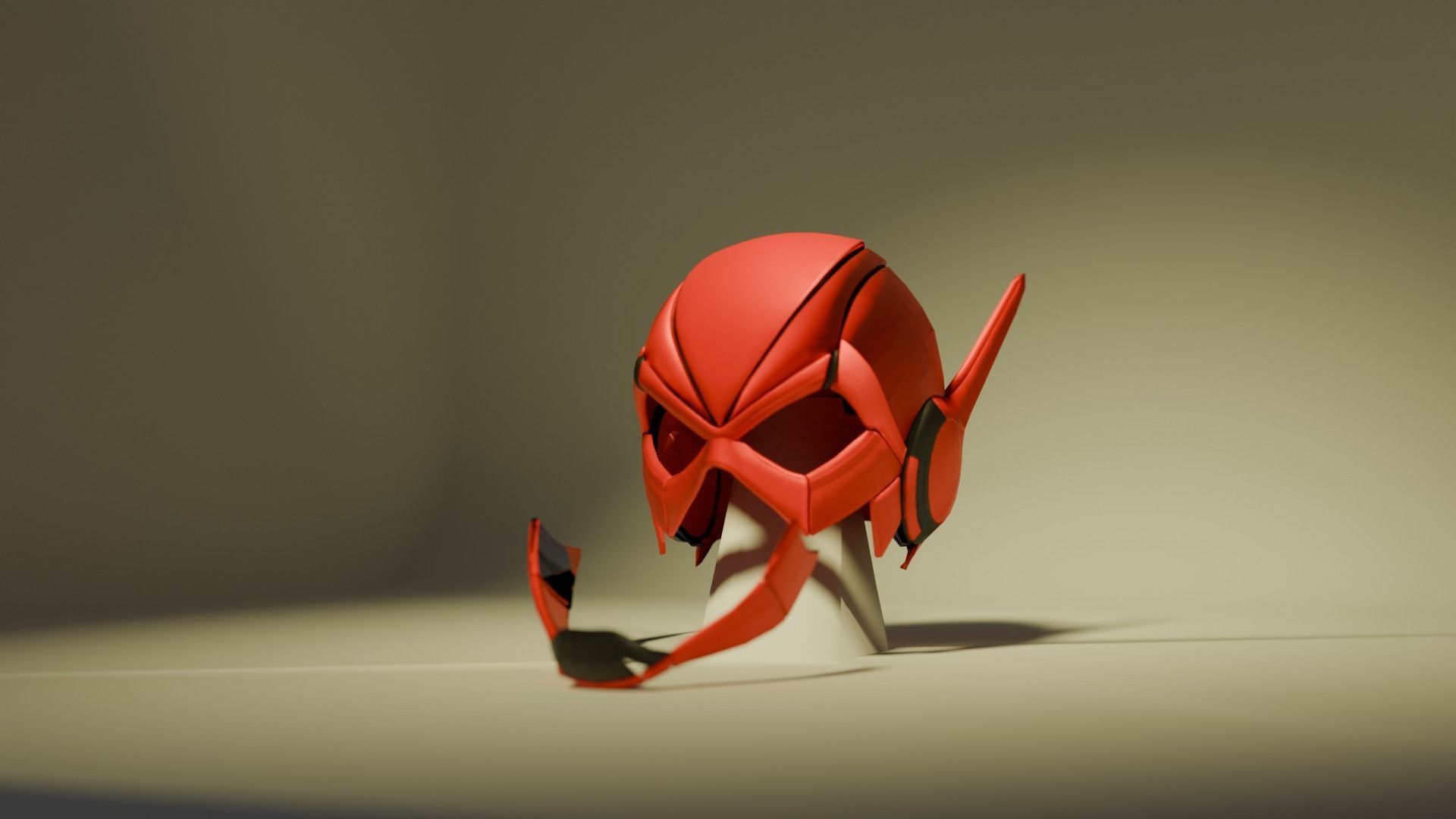 FLASH MASK SUICIDE SQUAD KILL THE JUSTICE LEAGUE 3D print model_1