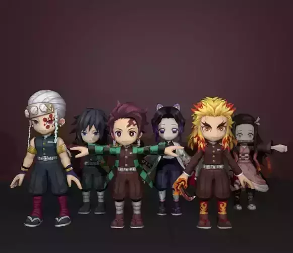 demon slayer mini 3D model