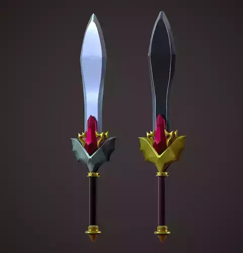 A stylized Vampire sword