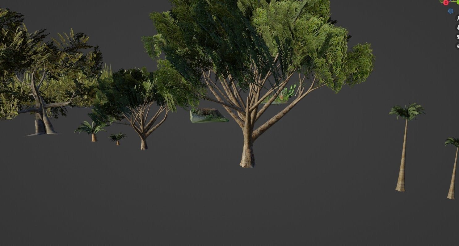 Nature and plants Free 3D model_8