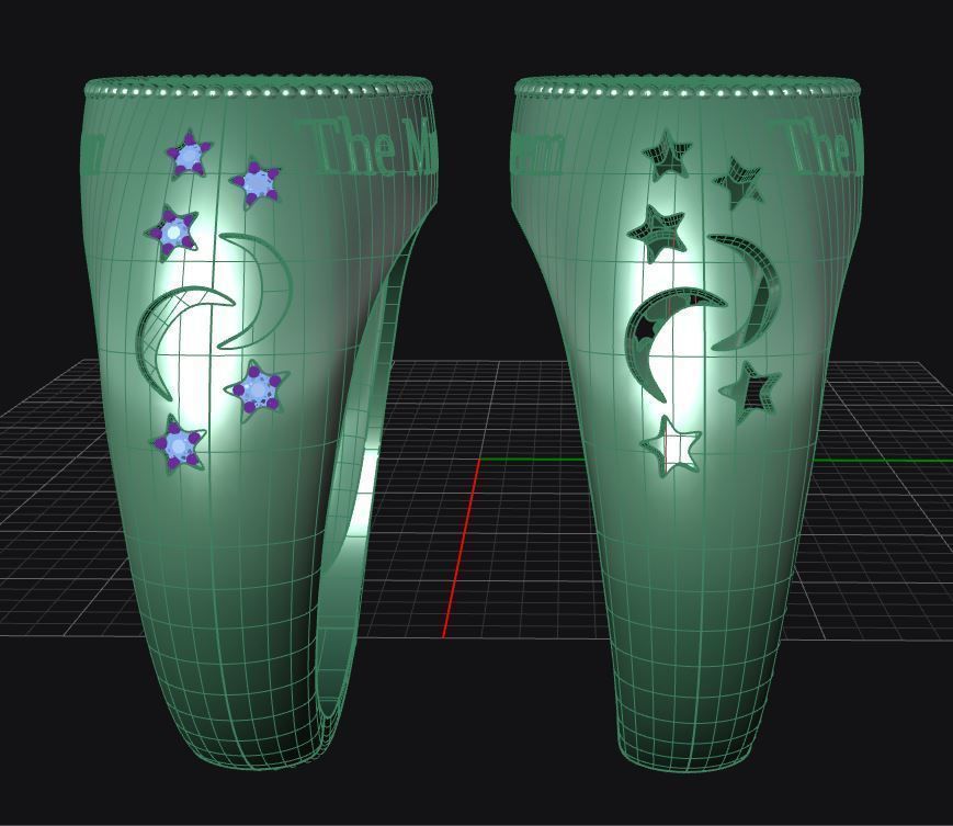 Al-Kareem  Ring -- The Munificent 3D print model_17