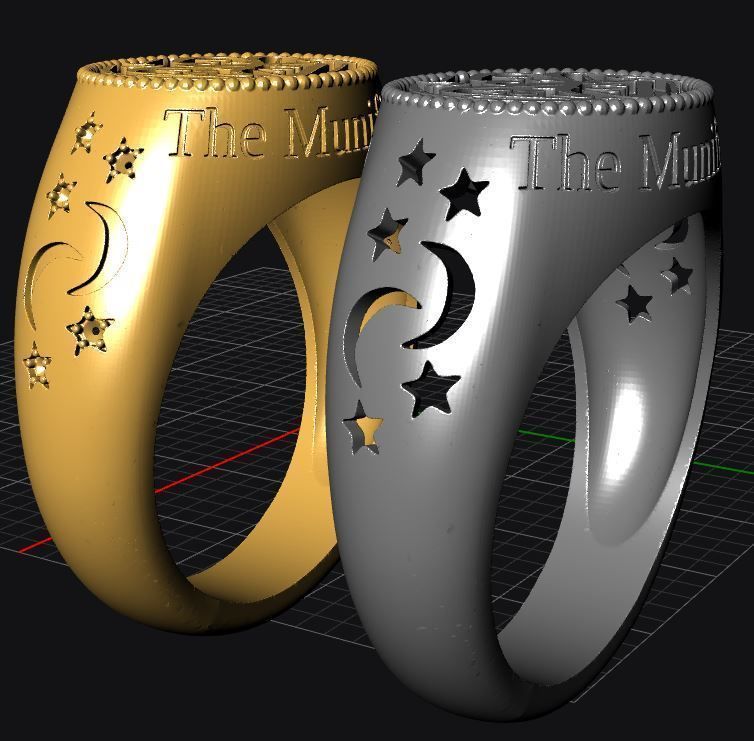 Al-Kareem  Ring -- The Munificent 3D print model_23