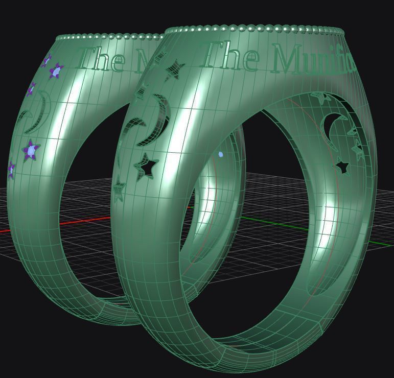 Al-Kareem  Ring -- The Munificent 3D print model_19