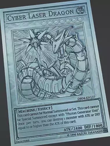 cyber laser dragon - yugioh 3D print model