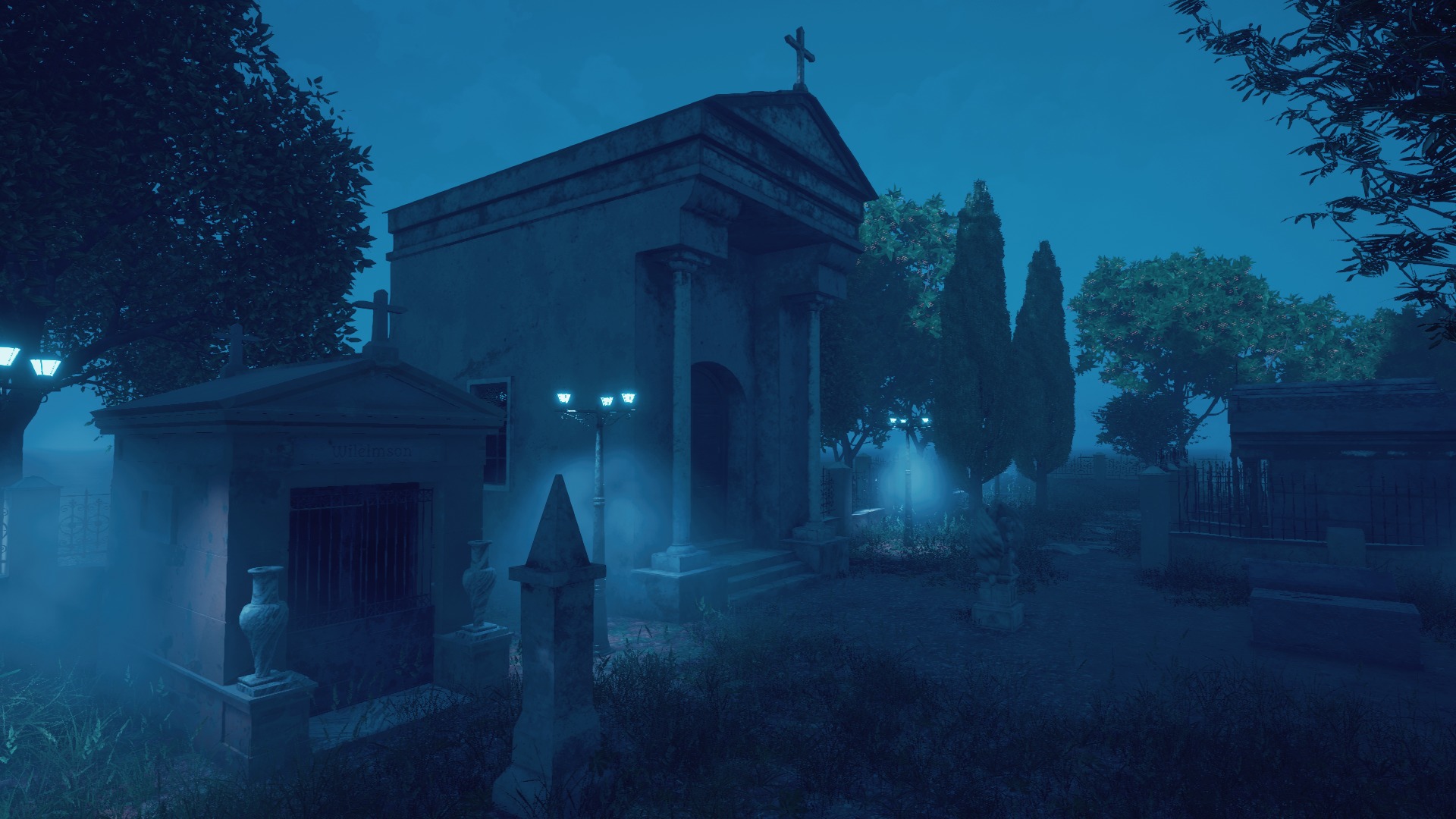 The Lost Graveyard - RENEWED Low-poly 3D model_13