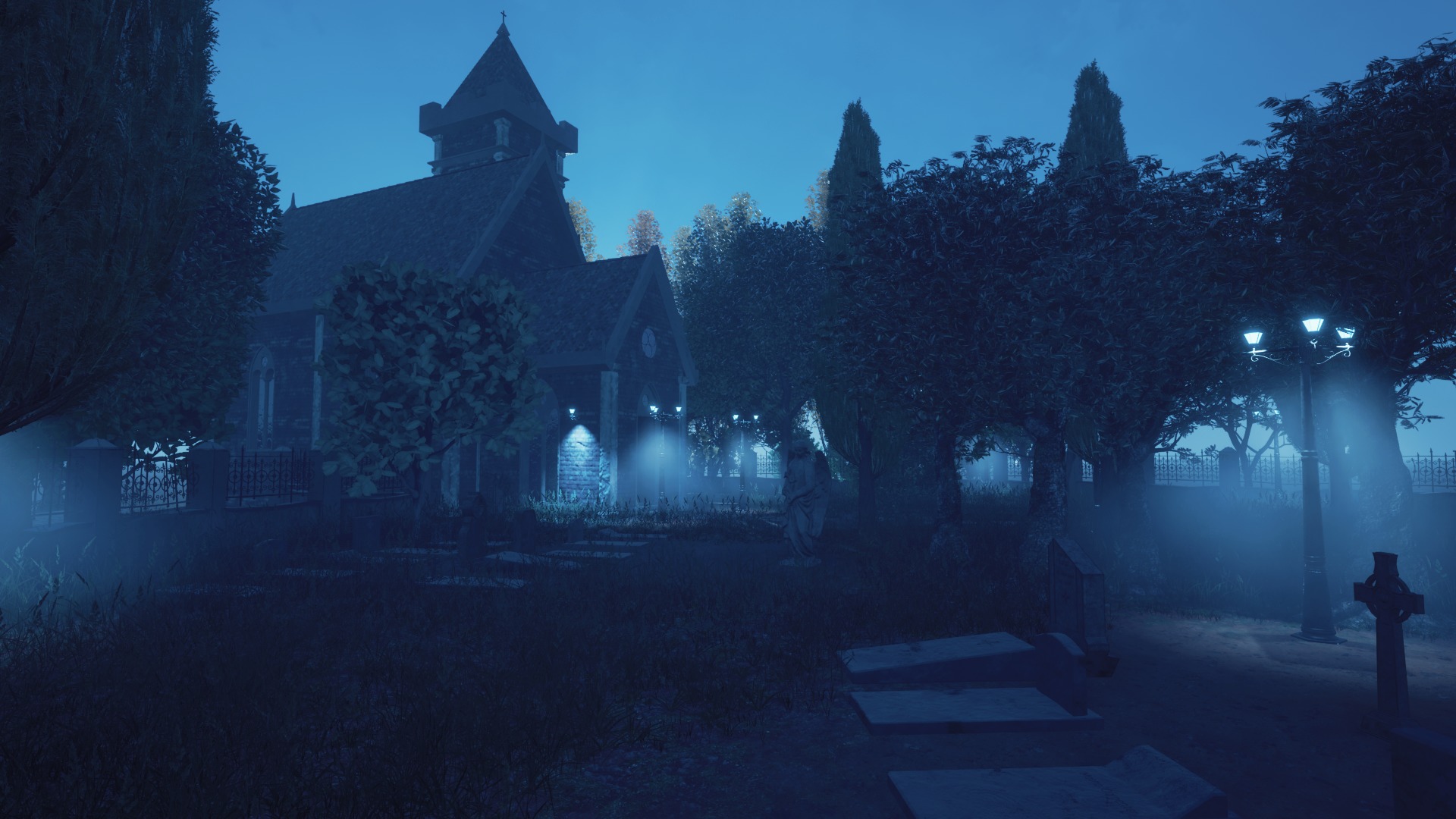 The Lost Graveyard - RENEWED Low-poly 3D model_11