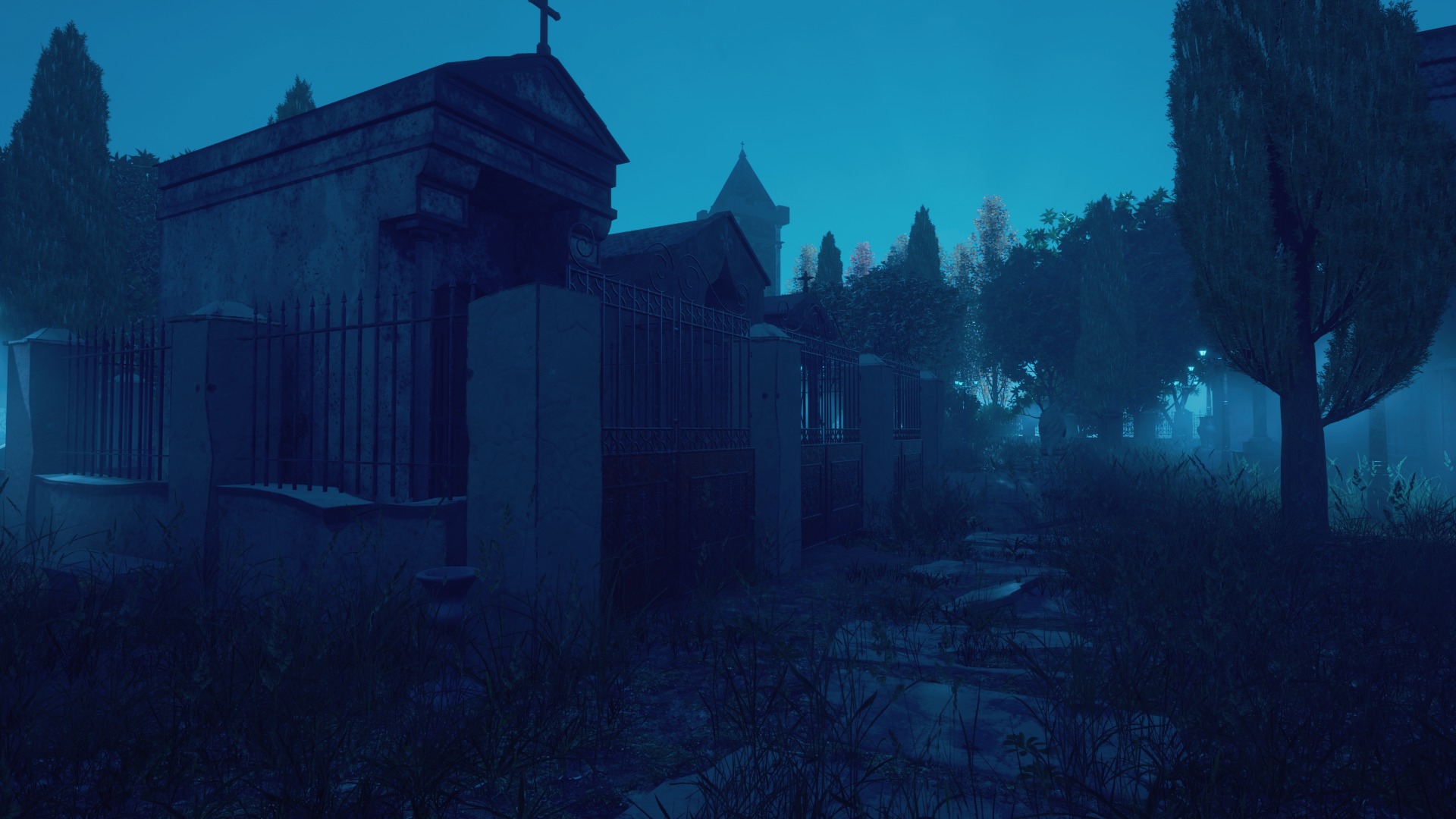 The Lost Graveyard - RENEWED Low-poly 3D model_5
