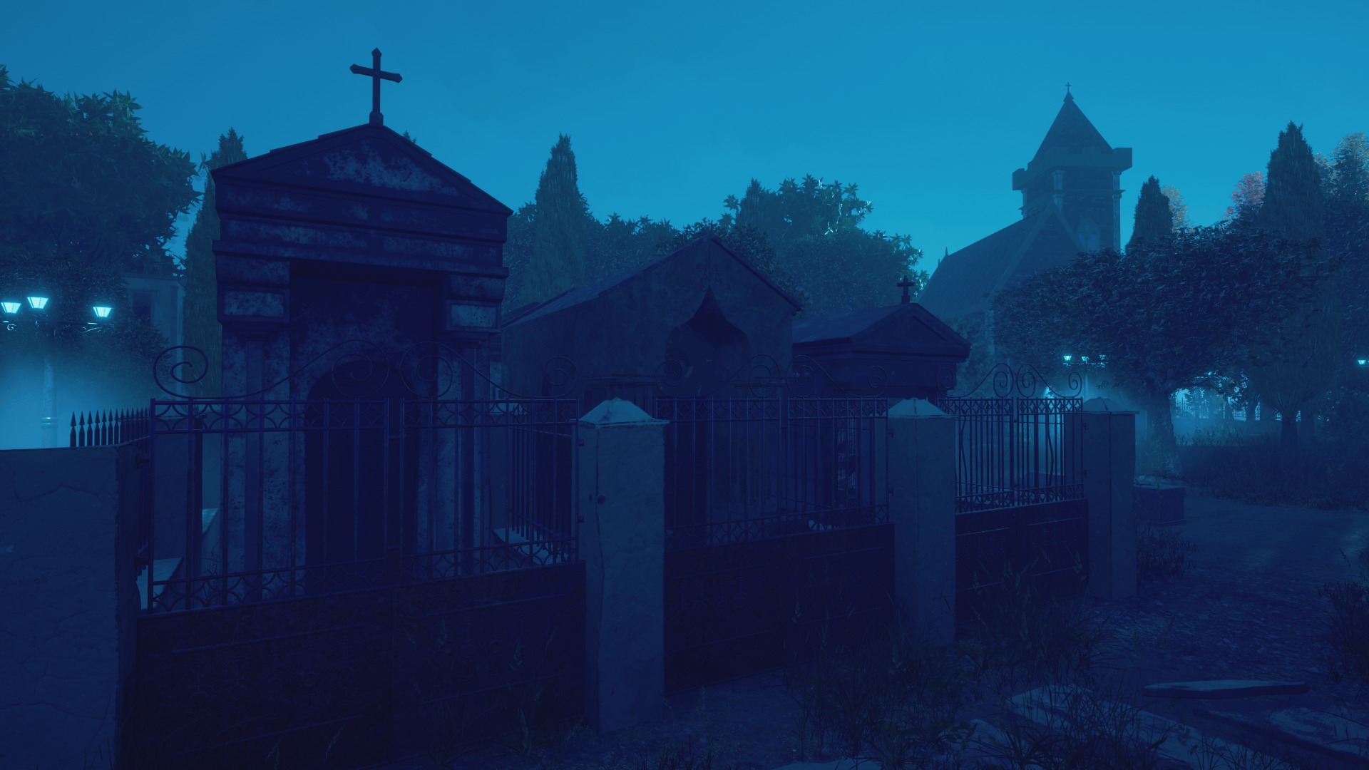 The Lost Graveyard - RENEWED Low-poly 3D model_6