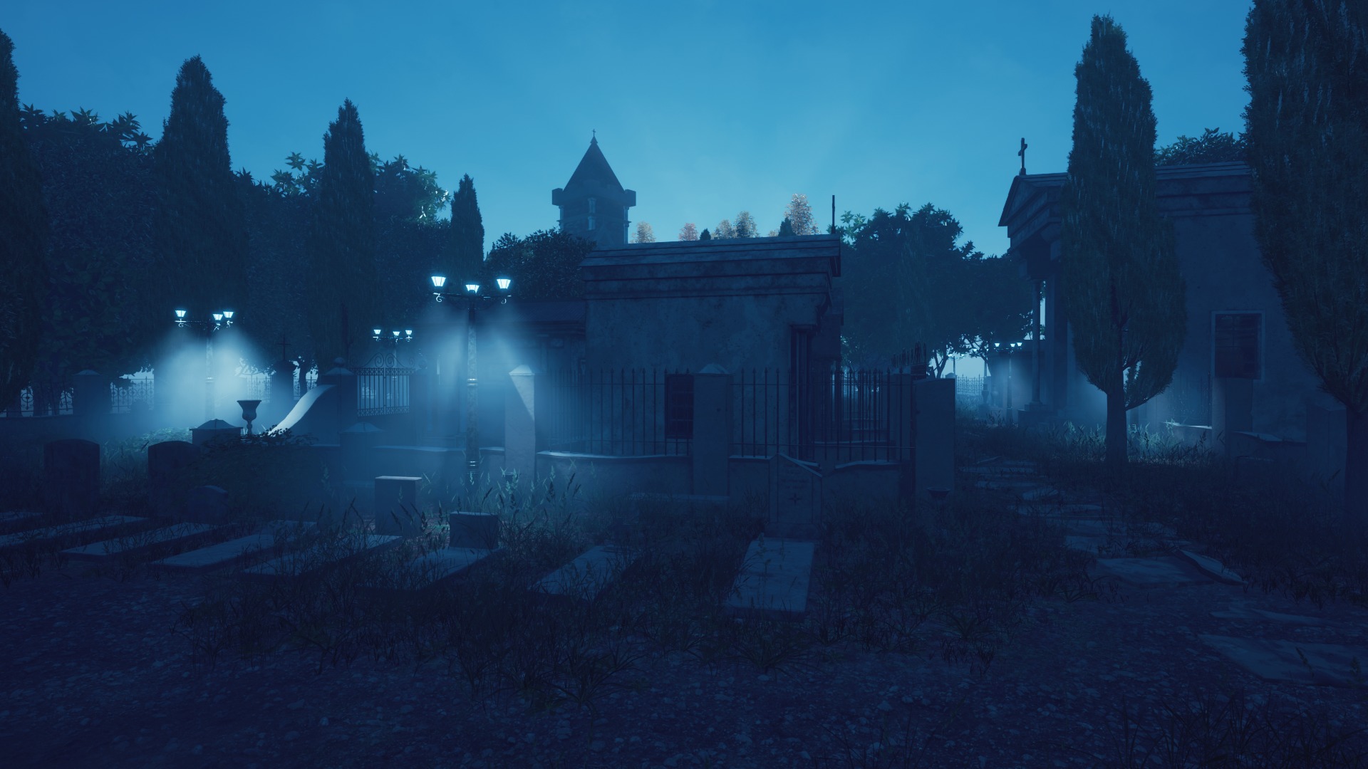 The Lost Graveyard - RENEWED Low-poly 3D model_7