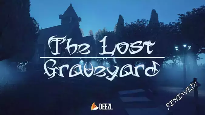 The Lost Graveyard - RENEWED Low-poly 3D model