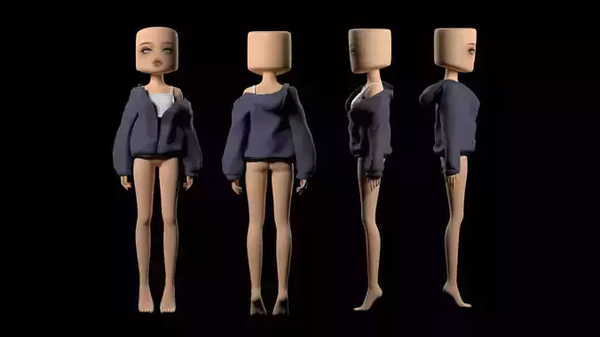 hoodie for vr characters 
