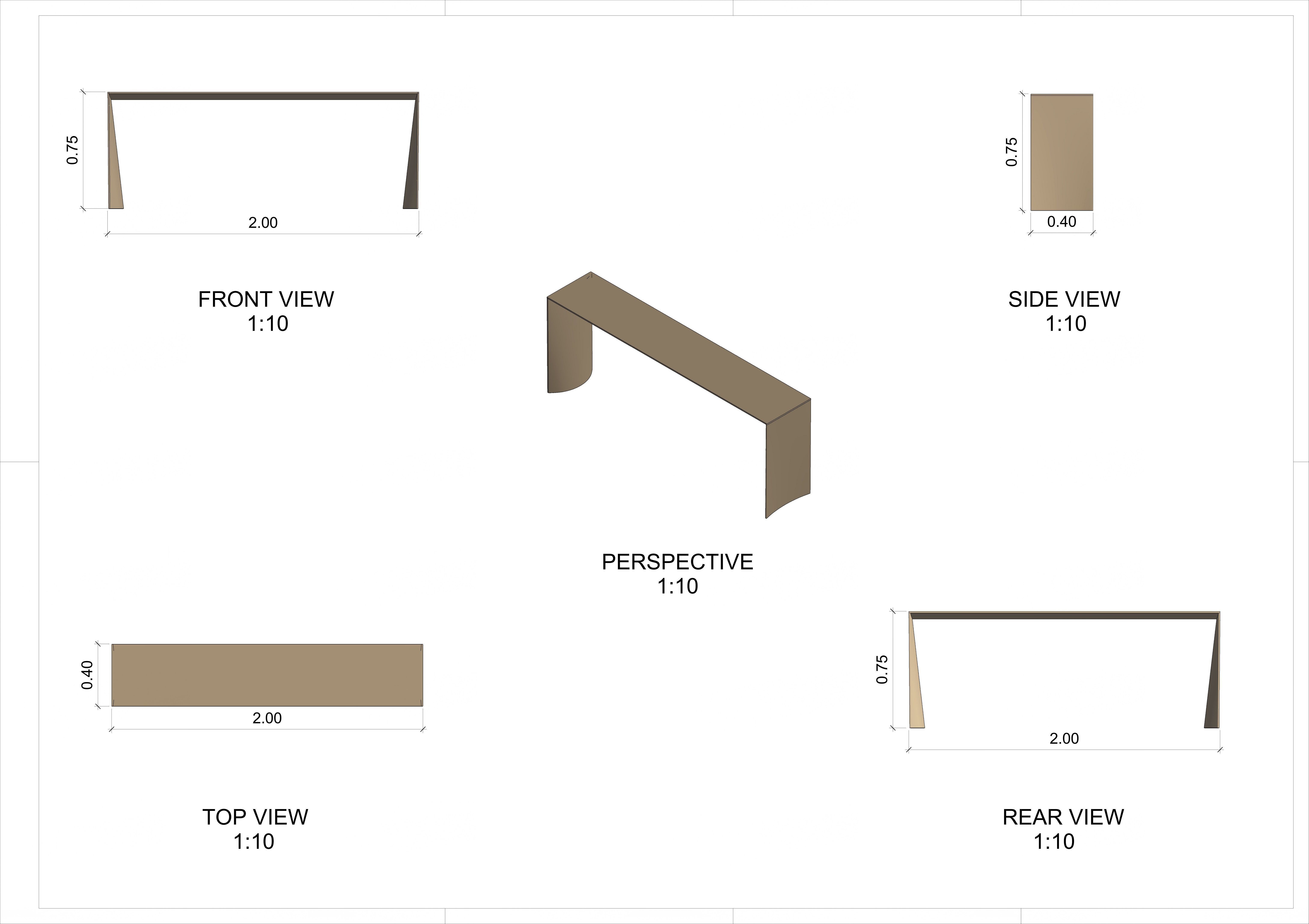 Sideboard Rio by Artefacto 3D model_5
