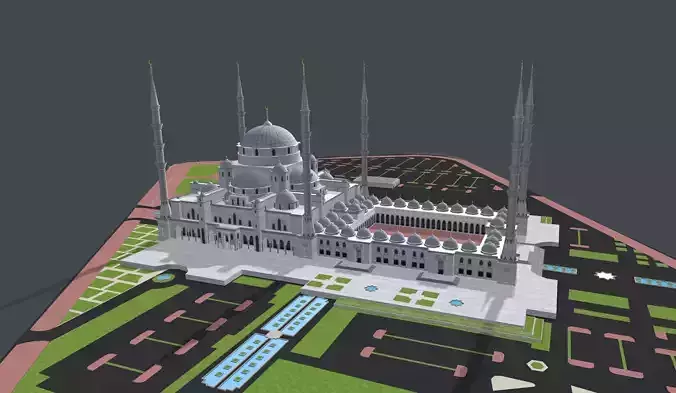 Sheikh Zayed Masjid Fujairah 3D Model