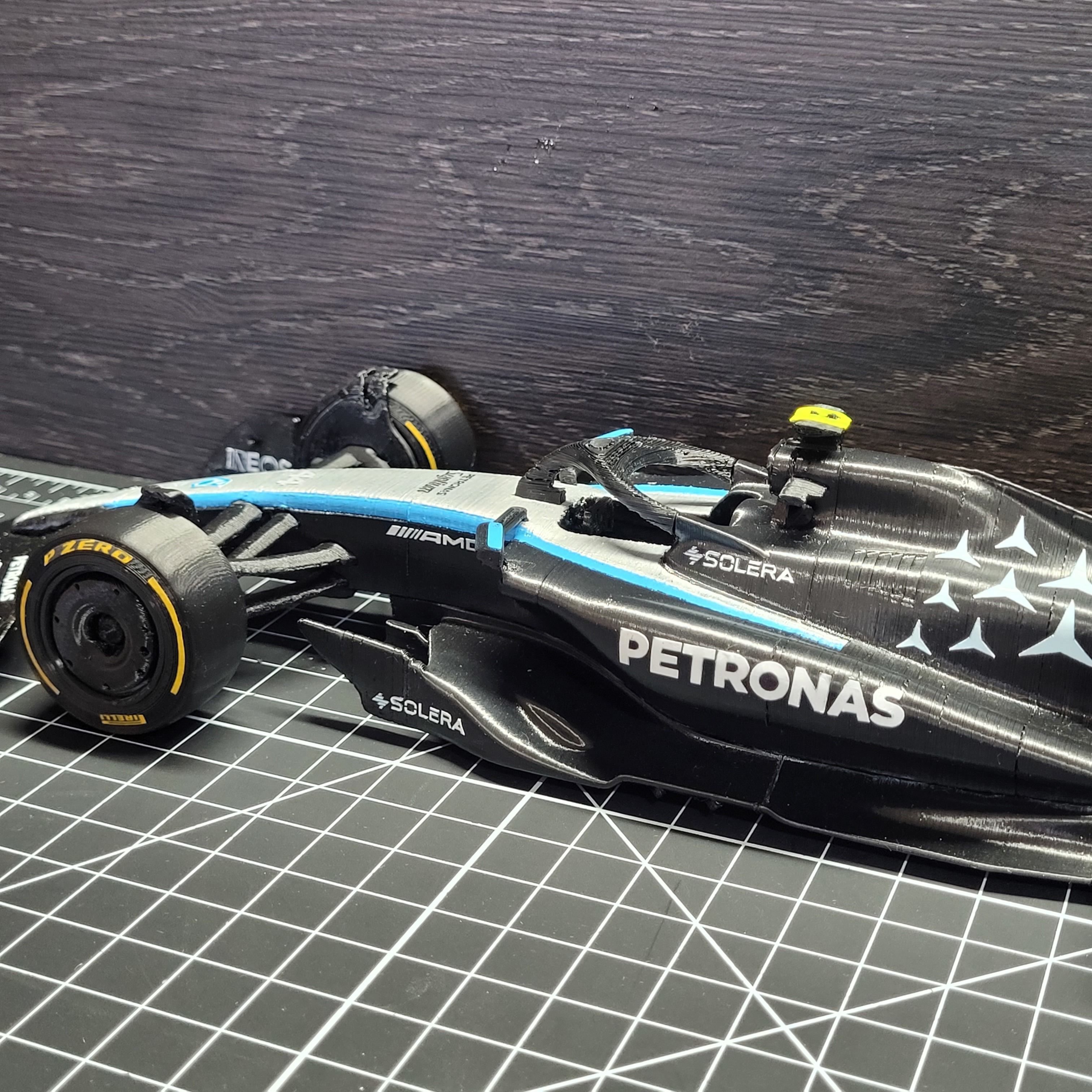 2024 MERCEDES W15 - THE LAST OF HAMILTONs MERCEDES 3D print model_9