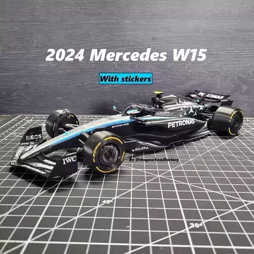 2024 MERCEDES W15 - THE LAST OF HAMILTONs MERCEDES