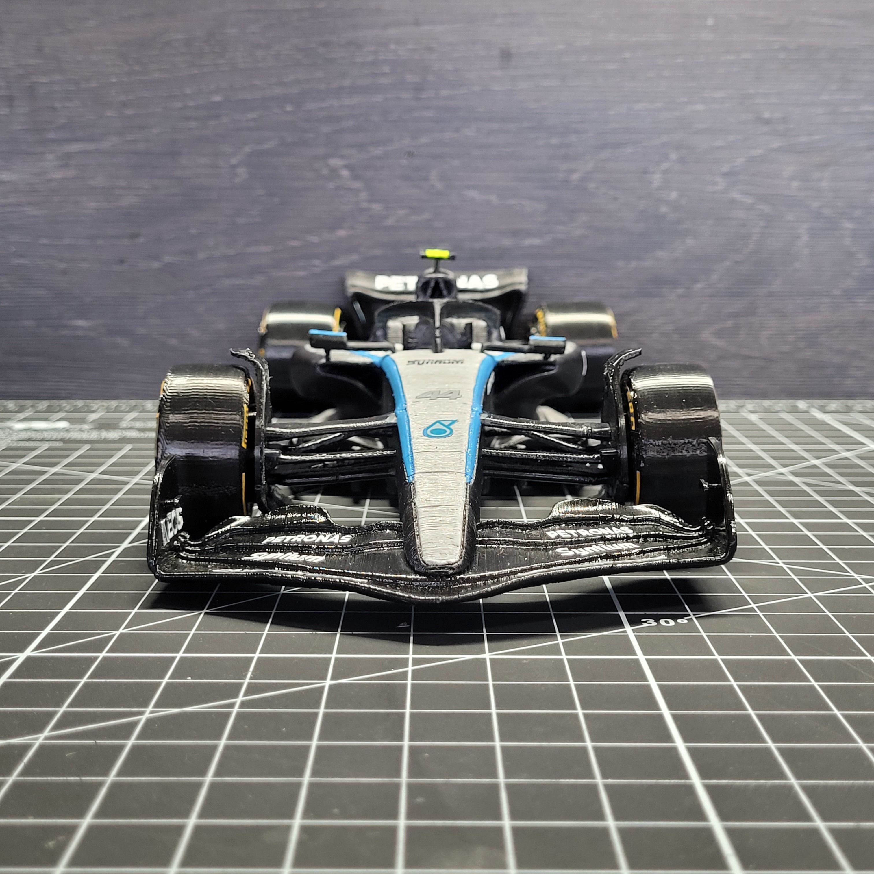 2024 MERCEDES W15 - THE LAST OF HAMILTONs MERCEDES 3D print model_4