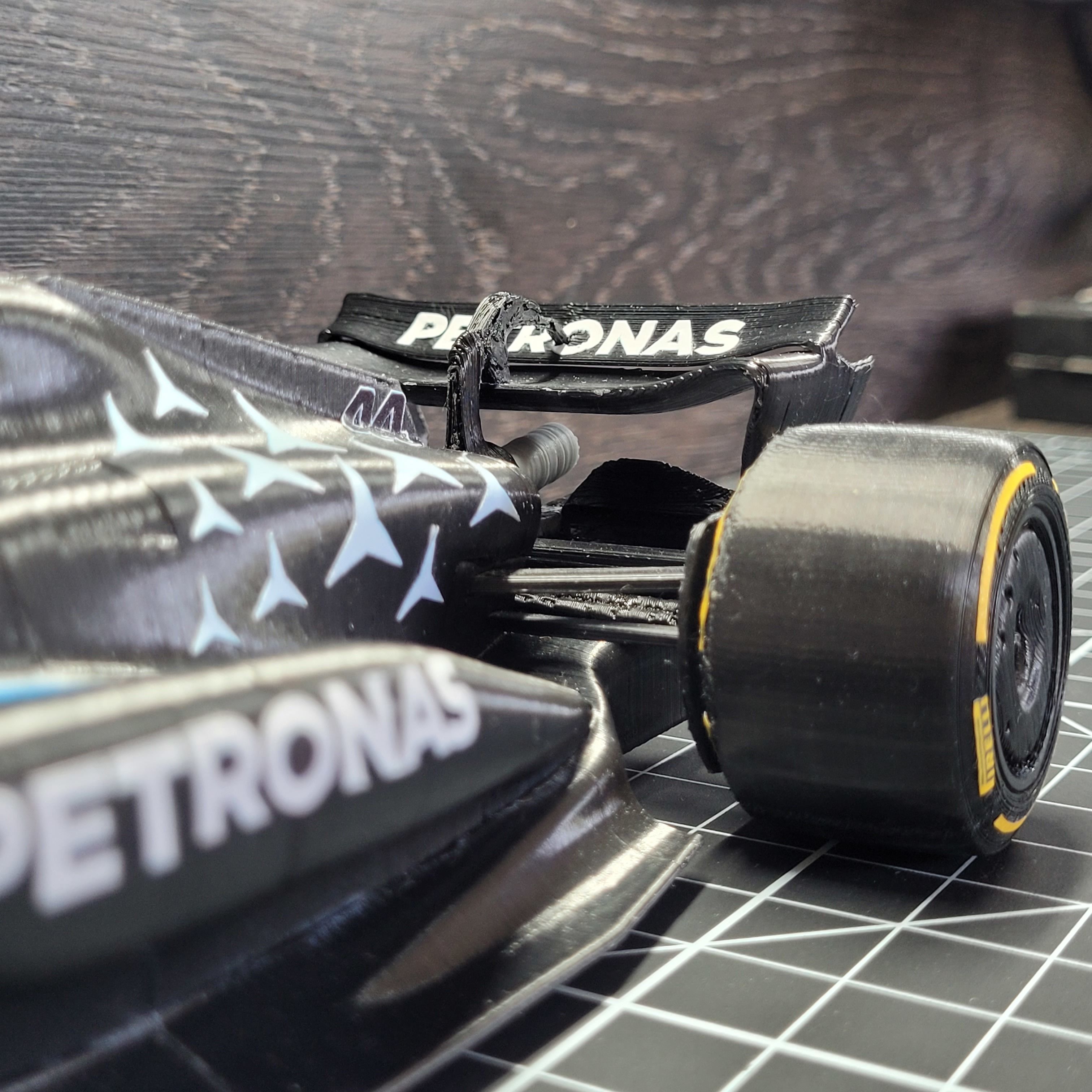 2024 MERCEDES W15 - THE LAST OF HAMILTONs MERCEDES 3D print model_11