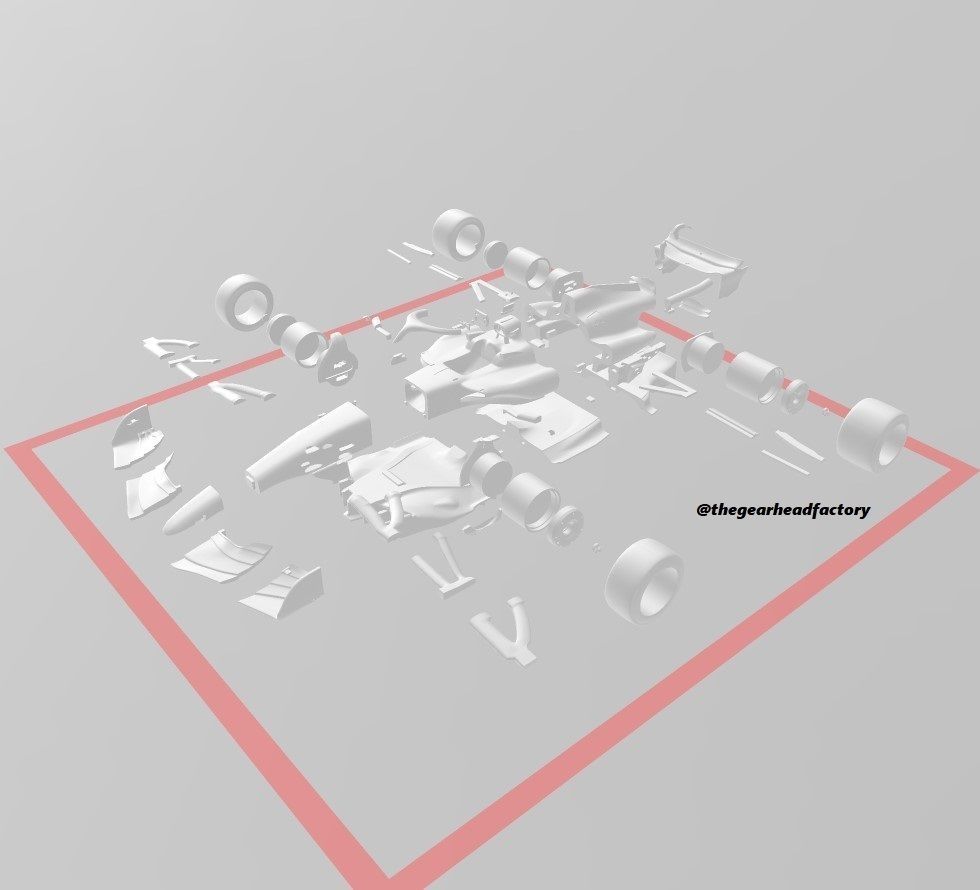 2024 MERCEDES W15 - THE LAST OF HAMILTONs MERCEDES 3D print model_2