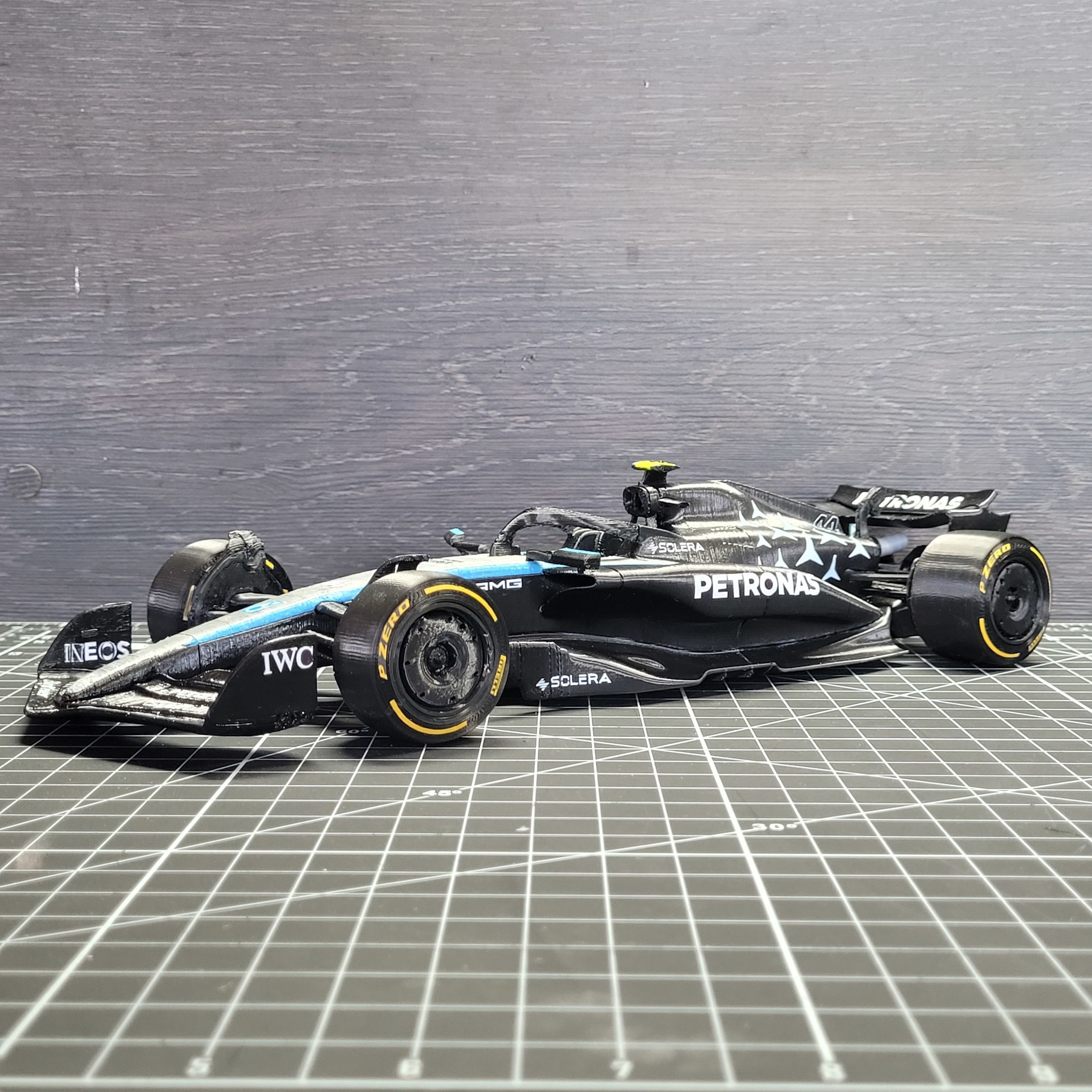 2024 MERCEDES W15 - THE LAST OF HAMILTONs MERCEDES 3D print model_1