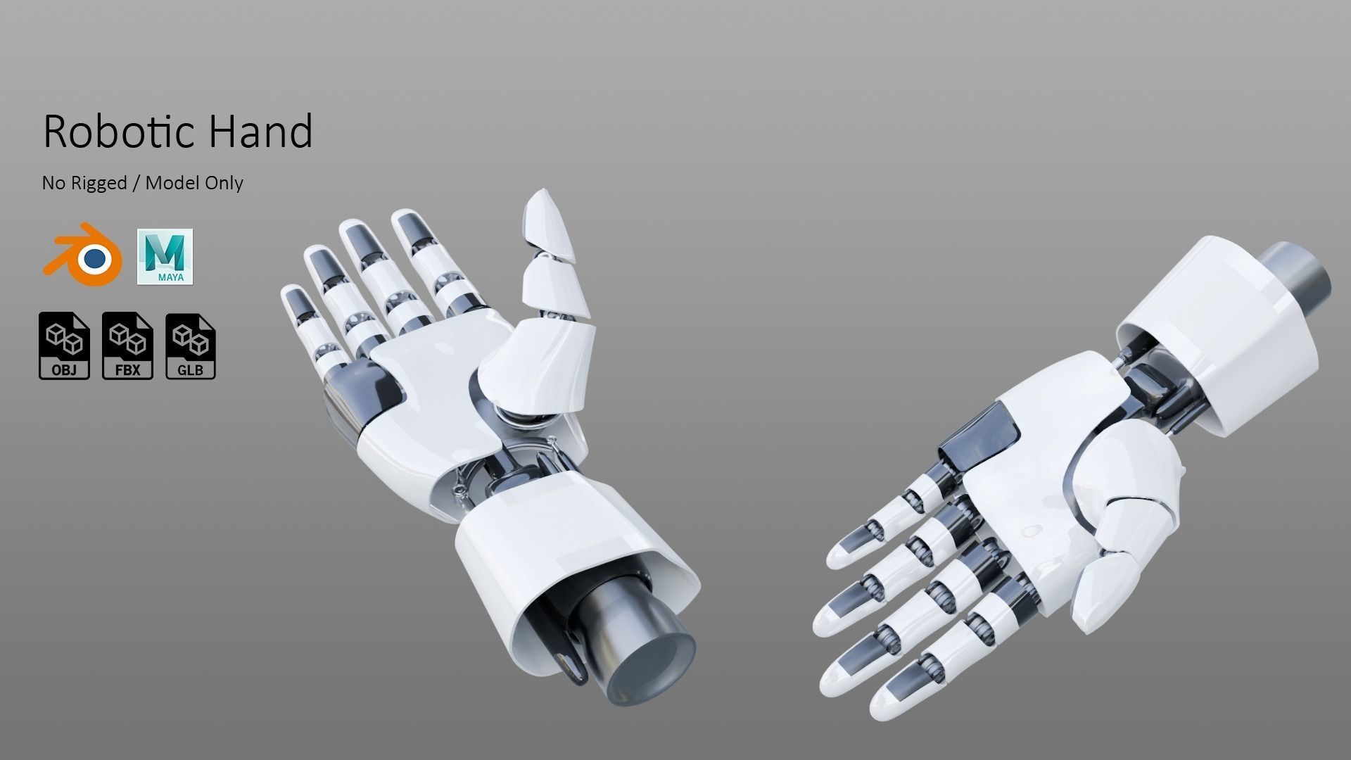 Robotic Hand 3D model_5