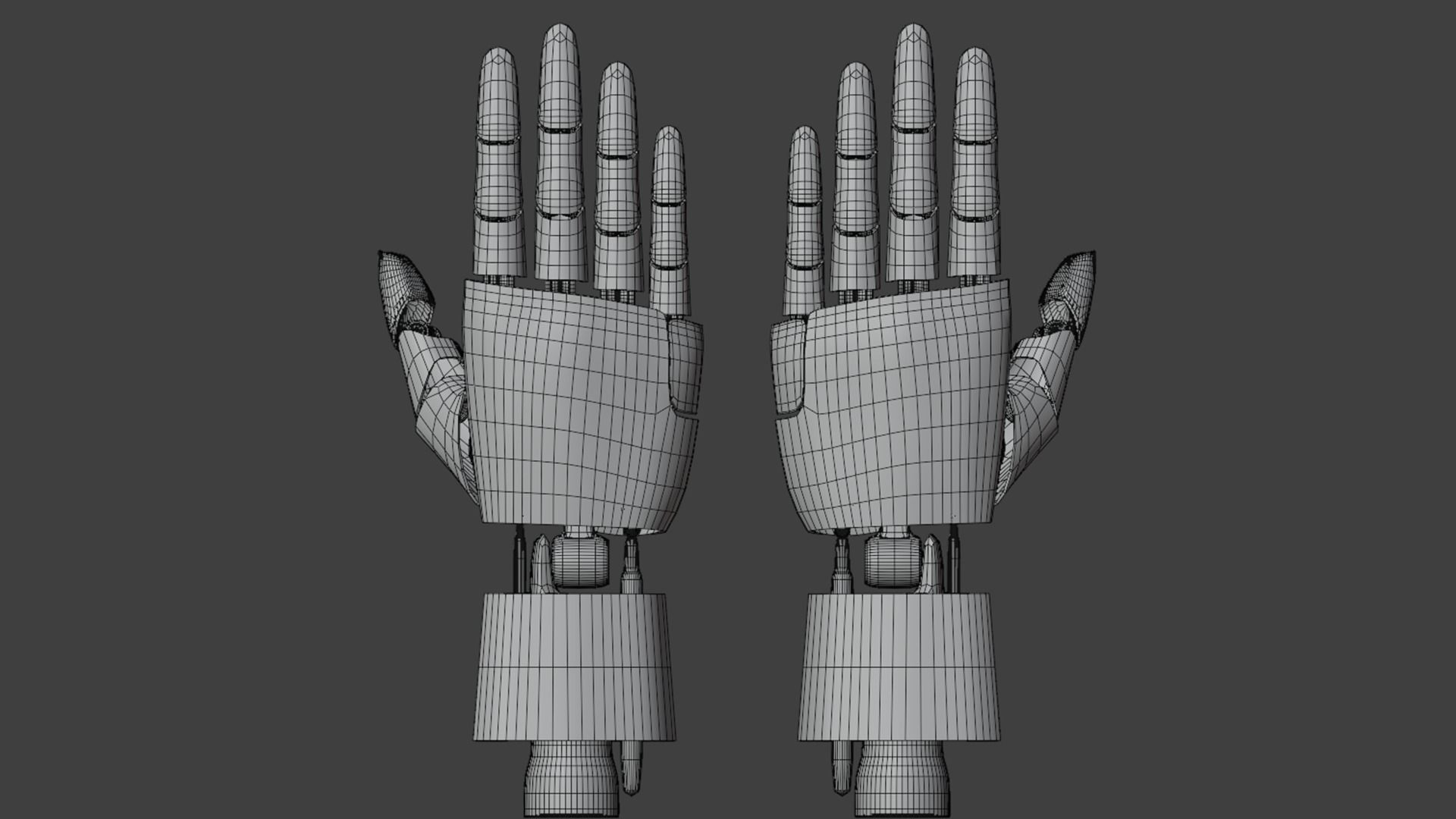 Robotic Hand 3D model_3