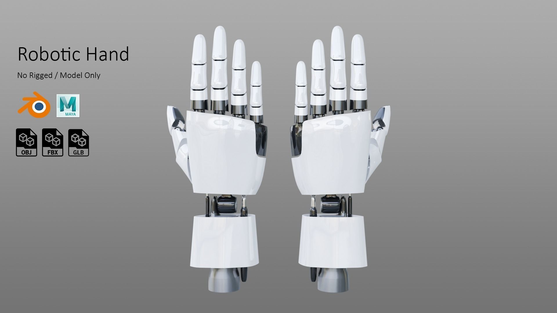 Robotic Hand 3D model_2