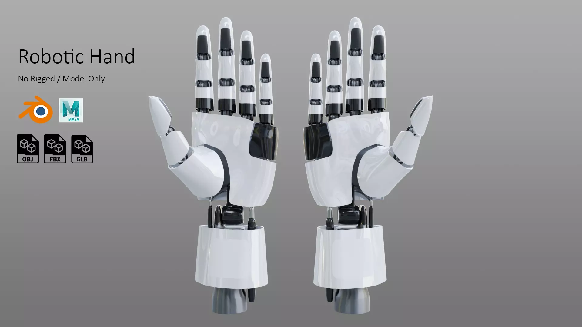 Robotic Hand 3D model_0